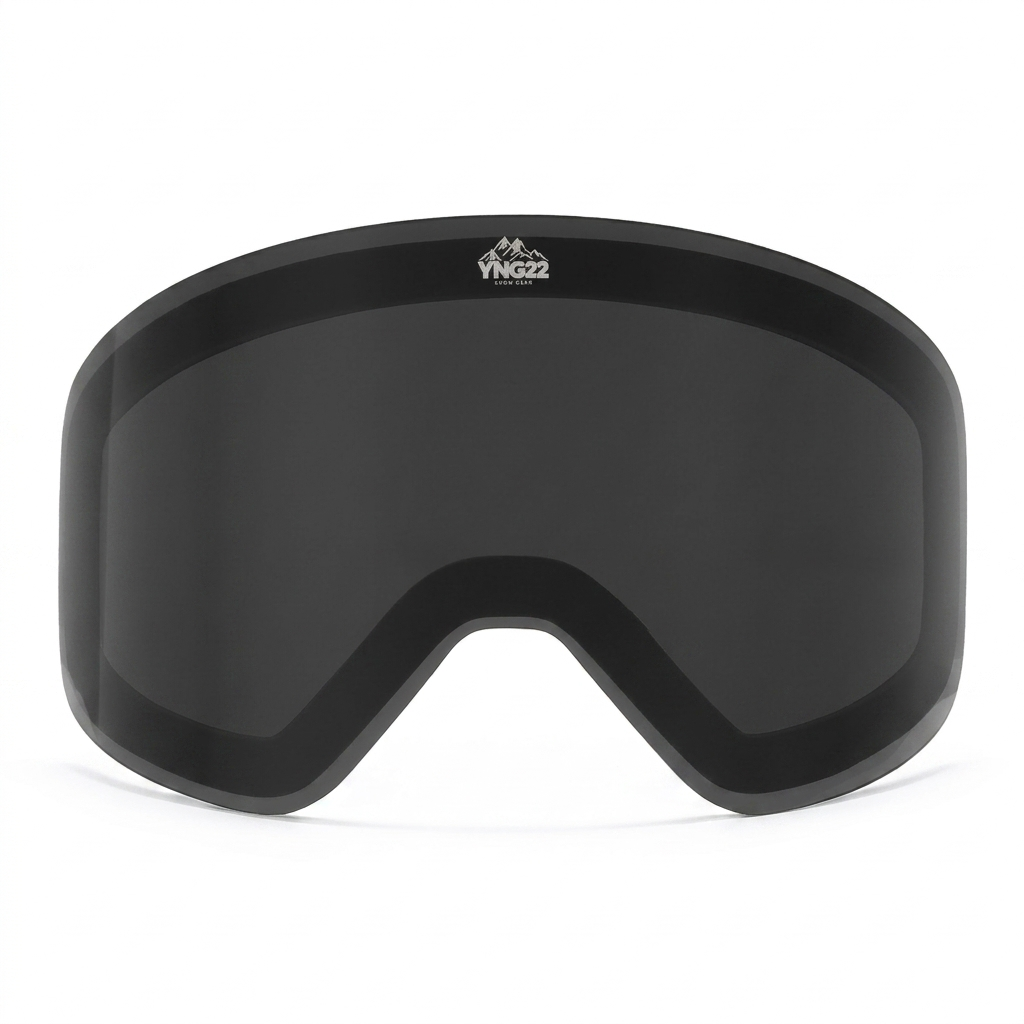 Skibril lens magnetisch CAT 4 – Black On Black | YNG22